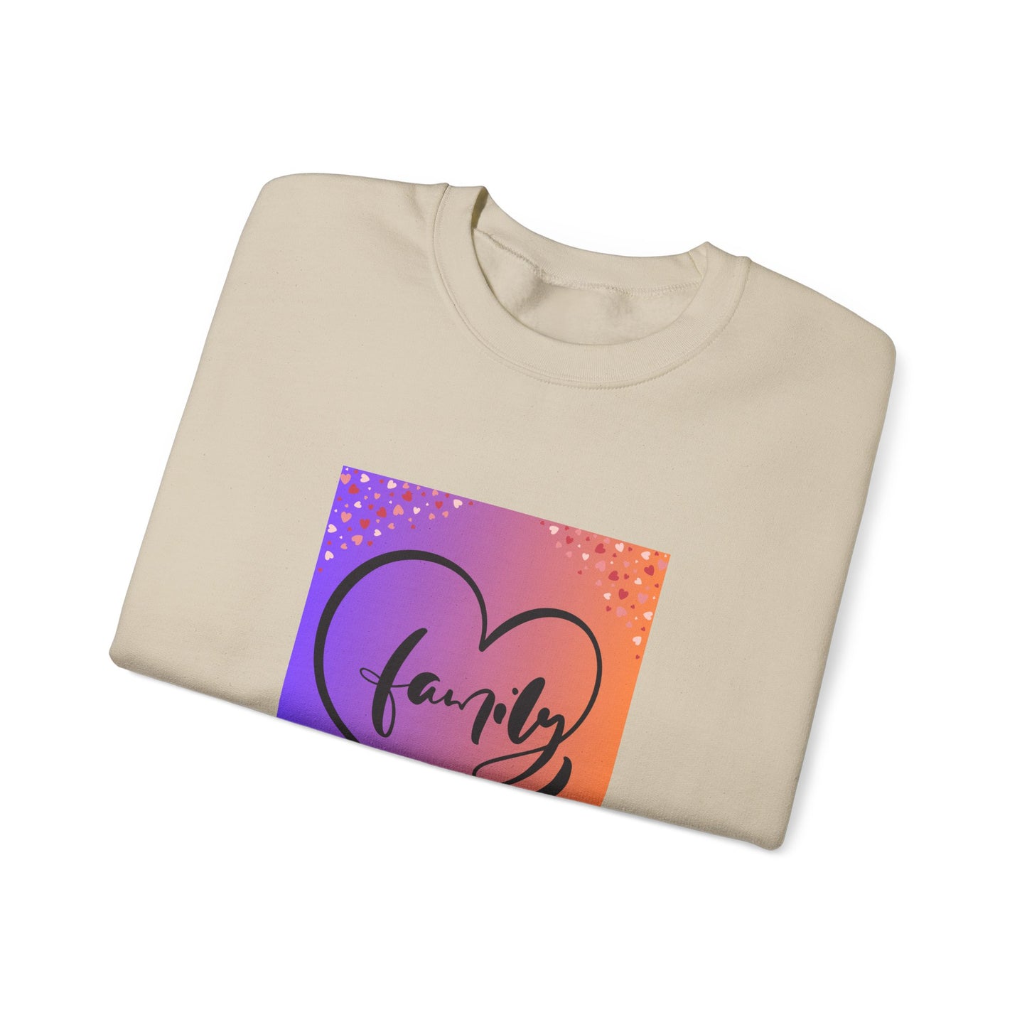 Family Love Crewneck Sweatshirt - Cozy Unisex Pullover for Family Gatherings and Celebrations