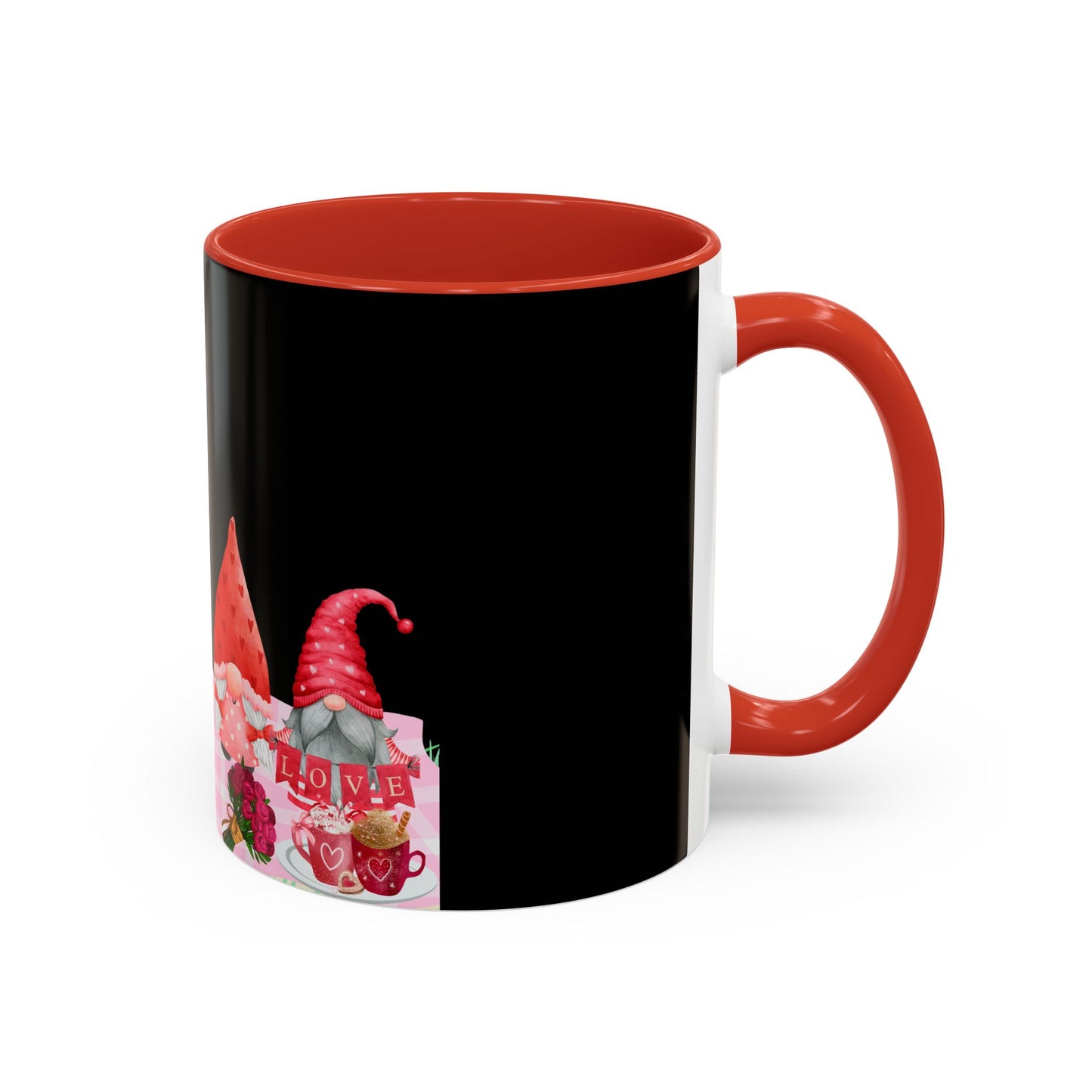 Love is in the Air Valentines Day -Accent Coffee Mug (11, 15oz)