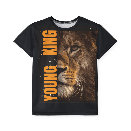 Young King Youth Sports Jersey - Young King Lion Design