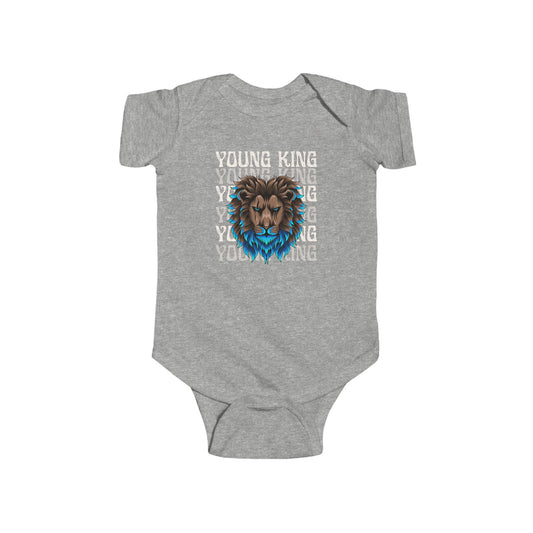 Adorable Lion Graphic Infant Bodysuit - Cute Baby Outfit for Animal Lovers