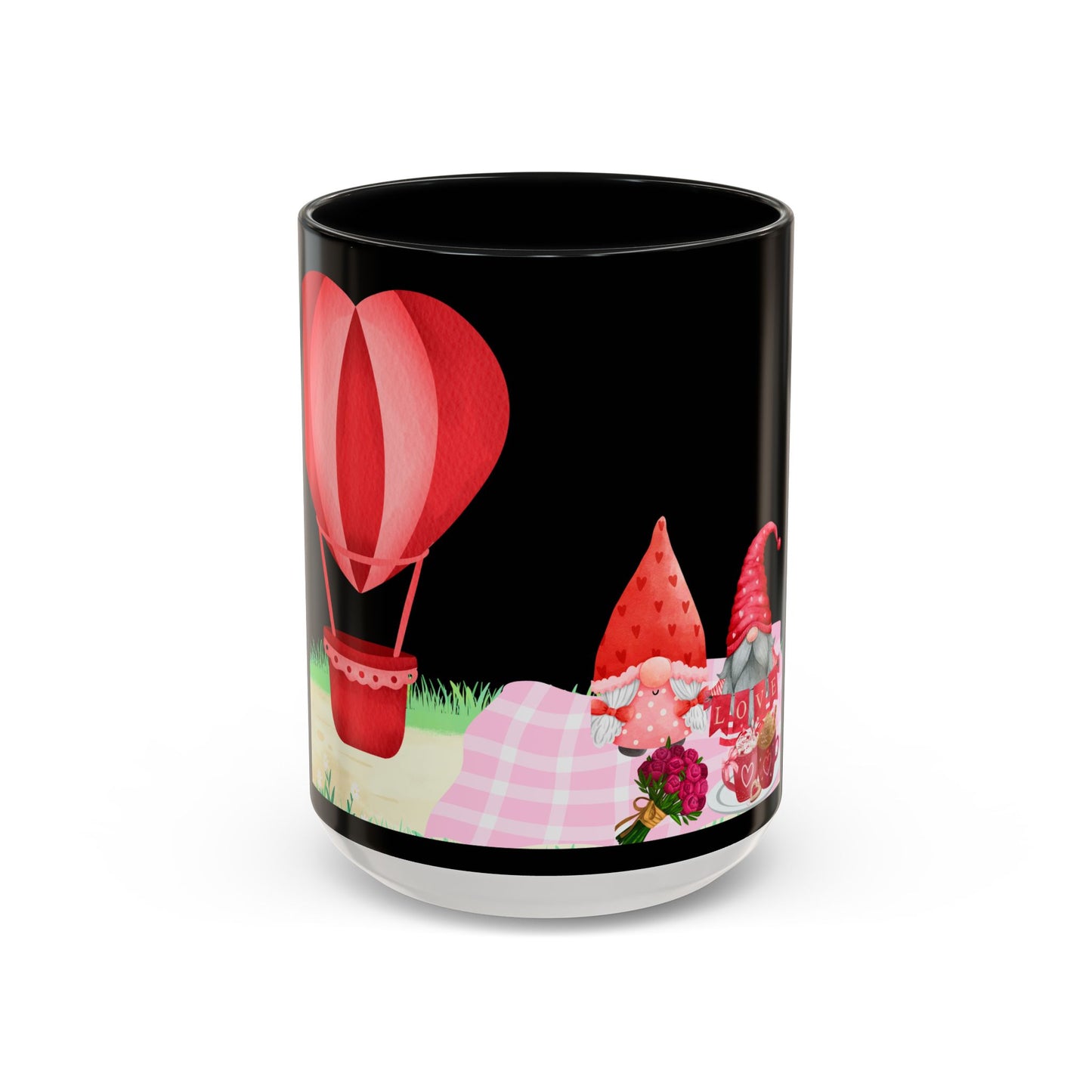 Love is in the Air Valentines Day -Accent Coffee Mug (11, 15oz)