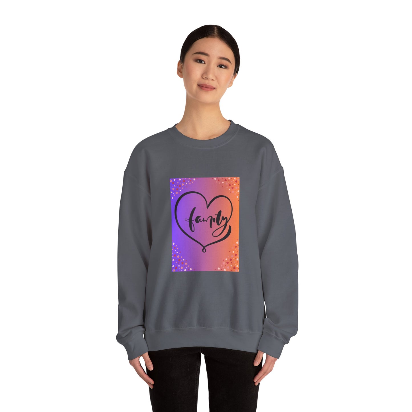Family Love Crewneck Sweatshirt - Cozy Unisex Pullover for Family Gatherings and Celebrations