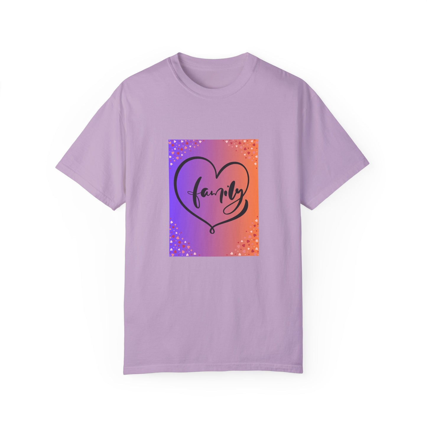 Family Love Unisex Garment-Dyed T-Shirt