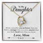 My Daughter | Braver Stronger Smarter - Forever Love Necklace